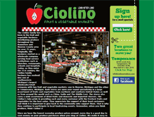 Tablet Screenshot of ciolinoproduce.com